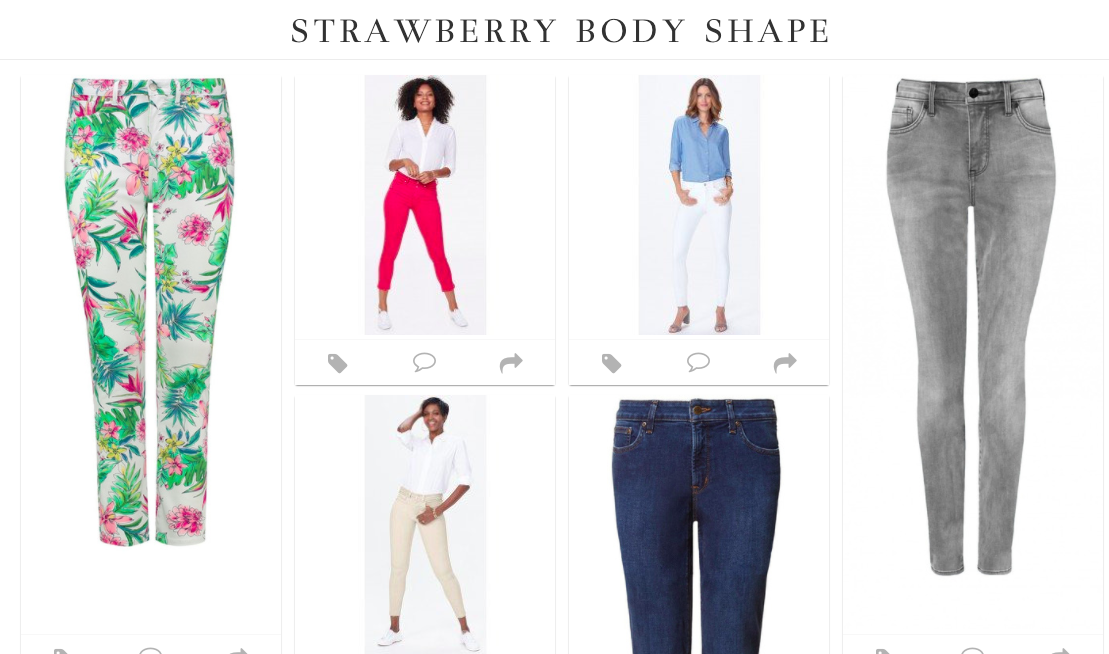 Jeans for body shape