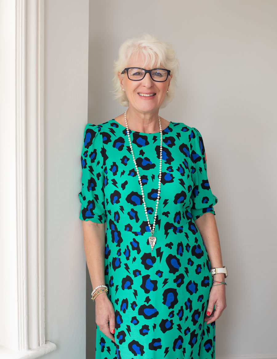 Tracy Green leopard dress